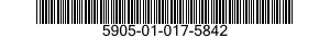 5905-01-017-5842  5905010175842 010175842