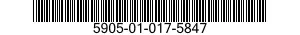 5905-01-017-5847  5905010175847 010175847