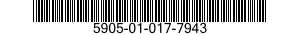 5905-01-017-7943 RESISTOR,VARIABLE,E 5905010177943 010177943