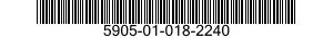 5905-01-018-2240  5905010182240 010182240