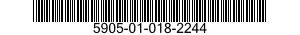 5905-01-018-2244  5905010182244 010182244