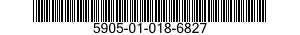 5905-01-018-6827 RESISTOR,VARIABLE,WIRE WOUND,NONPRECISION 5905010186827 010186827