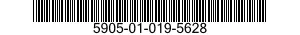 5905-01-019-5628 RESISTOR,VARIABLE,NONWIRE WOUND,NONPRECISION 5905010195628 010195628