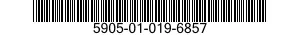 5905-01-019-6857  5905010196857 010196857
