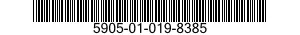 5905-01-019-8385 RESISTOR,FIXED,WIRE WOUND,INDUCT 5905010198385 010198385