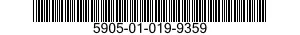 5905-01-019-9359 RESISTOR,VARIABLE,NONWIRE WOUND,NONPRECISION 5905010199359 010199359