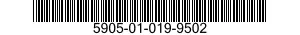 5905-01-019-9502  5905010199502 010199502
