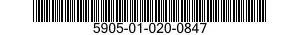 5905-01-020-0847  5905010200847 010200847