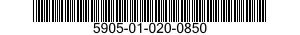 5905-01-020-0850  5905010200850 010200850
