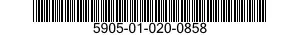 5905-01-020-0858  5905010200858 010200858