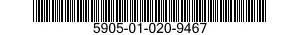 5905-01-020-9467 RESISTOR,VARIABLE,WIRE WOUND,NON 5905010209467 010209467