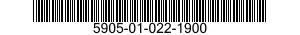 5905-01-022-1900  5905010221900 010221900