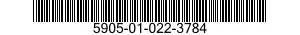 5905-01-022-3784 RESISTOR,VARIABLE,NONWIRE WOUND, 5905010223784 010223784