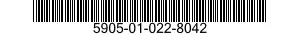 5905-01-022-8042 RESISTOR,VARIABLE,NONWIRE WOUND,NONPRECISION 5905010228042 010228042