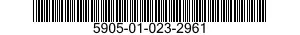 5905-01-023-2961  5905010232961 010232961