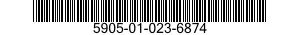 5905-01-023-6874  5905010236874 010236874