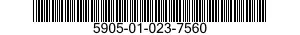 5905-01-023-7560  5905010237560 010237560