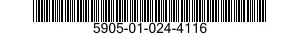 5905-01-024-4116  5905010244116 010244116