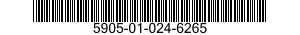 5905-01-024-6265  5905010246265 010246265