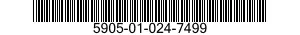 5905-01-024-7499  5905010247499 010247499