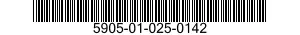 5905-01-025-0142  5905010250142 010250142