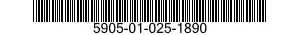 5905-01-025-1890  5905010251890 010251890
