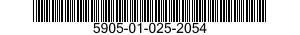 5905-01-025-2054 RESISTOR,VARIABLE,NONWIRE WOUND,NONPRECISION 5905010252054 010252054