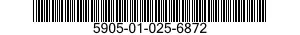 5905-01-025-6872  5905010256872 010256872