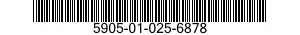 5905-01-025-6878  5905010256878 010256878