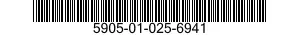 5905-01-025-6941  5905010256941 010256941