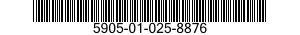 5905-01-025-8876  5905010258876 010258876