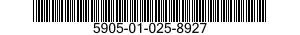 5905-01-025-8927  5905010258927 010258927
