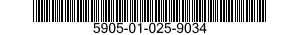 5905-01-025-9034 RESISTOR,VARIABLE,NONWIRE WOUND, 5905010259034 010259034
