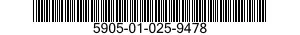 5905-01-025-9478  5905010259478 010259478