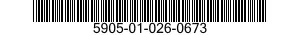 5905-01-026-0673  5905010260673 010260673