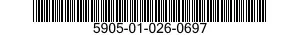 5905-01-026-0697  5905010260697 010260697