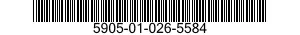 5905-01-026-5584  5905010265584 010265584