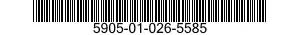 5905-01-026-5585  5905010265585 010265585