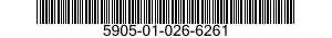 5905-01-026-6261  5905010266261 010266261