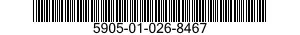 5905-01-026-8467  5905010268467 010268467