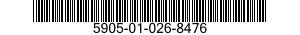 5905-01-026-8476  5905010268476 010268476