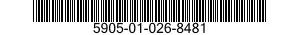 5905-01-026-8481  5905010268481 010268481