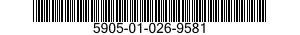 5905-01-026-9581  5905010269581 010269581