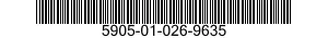 5905-01-026-9635  5905010269635 010269635