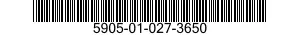 5905-01-027-3650 RESISTOR,VARIABLE,NONWIRE WOUND,NONPRECISION 5905010273650 010273650