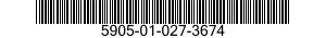 5905-01-027-3674  5905010273674 010273674