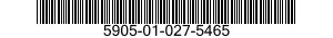 5905-01-027-5465  5905010275465 010275465