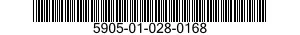 5905-01-028-0168  5905010280168 010280168