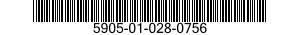 5905-01-028-0756  5905010280756 010280756