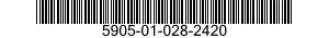 5905-01-028-2420  5905010282420 010282420